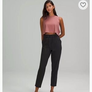 SOLD OUT  Stretch High-Rise Pant 7/8 Length Pants Black Joggers Athleisure 2